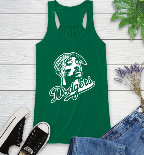 Tupac Dodgers Racerback Tank 6