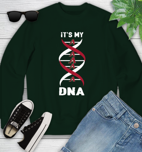 Arizona Diamondbacks MLB Baseball It's My DNA Sports Youth Sweatshirt 9