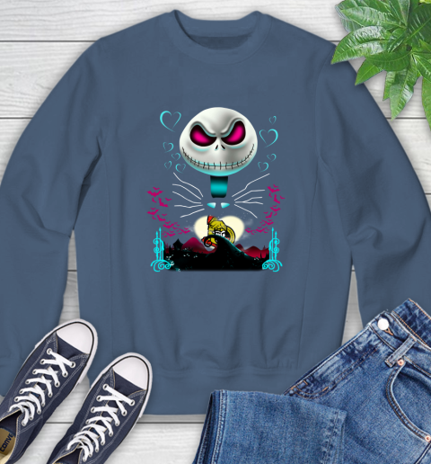 NHL Ottawa Senators Jack Skellington Sally The Nightmare Before Christmas Hockey Sweatshirt 8
