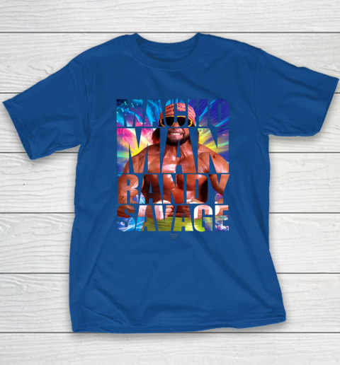 Randy Macho Man Savage WWE Disco Splash Youth T-Shirt 15