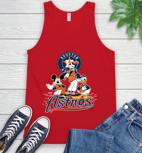 MLB Houston Astros Mickey Mouse Donald Duck Goofy Baseball T Shirt Tank Top 5