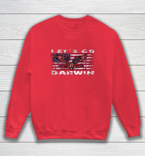 Let's go Darwin America Flag Eagle Sweatshirt 12