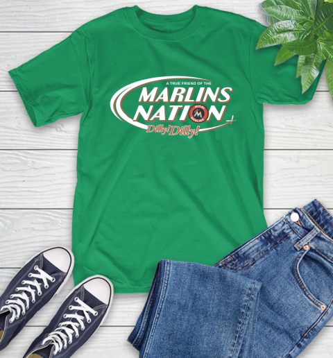 MLB A True Friend Of The Miami Marlins Dilly Dilly Baseball Sports T-Shirt 7