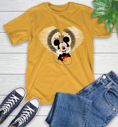 NHL Winnipeg Jets The Heart Mickey Mouse Disney Hockey T-Shirt 2