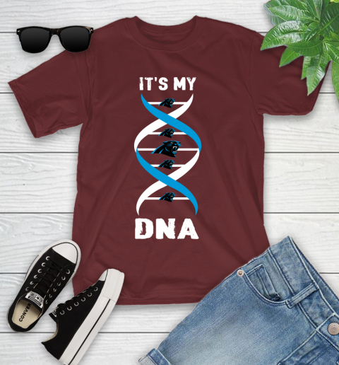 Carolina Panthers NFL Football It's My DNA Sports Youth T-Shirt 14