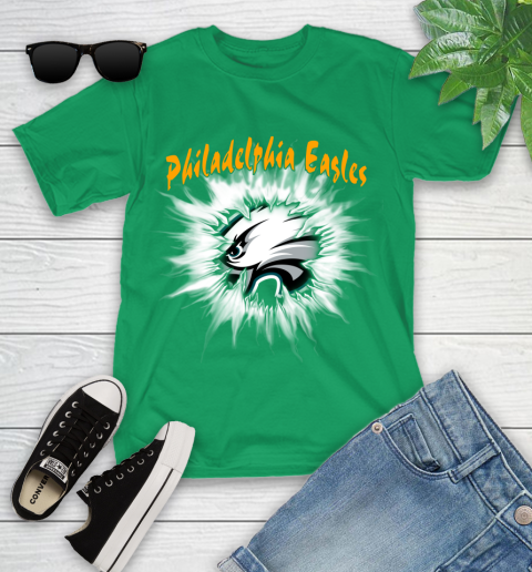 Philadelphia Eagles NFL Football Adoring Fan Rip Sports Youth T-Shirt 8