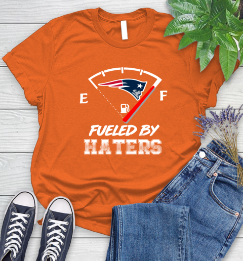 New England Patriots NFL Football Fueled By Haters Sports Women's T-Shirt 3
