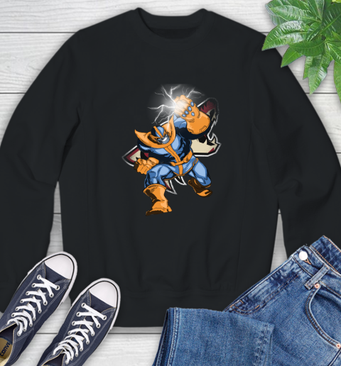 Arizona Coyotes NHL Hockey Thanos Avengers Infinity War Marvel Sweatshirt