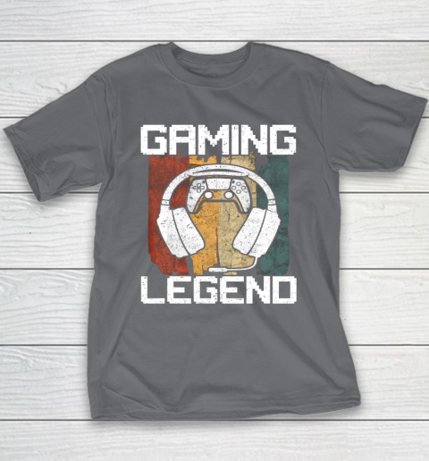 Gaming Legend PC Gamer Video Games Vintage Youth T-Shirt 6
