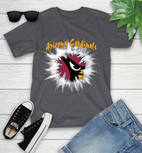 Arizona Cardinals NFL Football Adoring Fan Rip Sports Youth T-Shirt 6