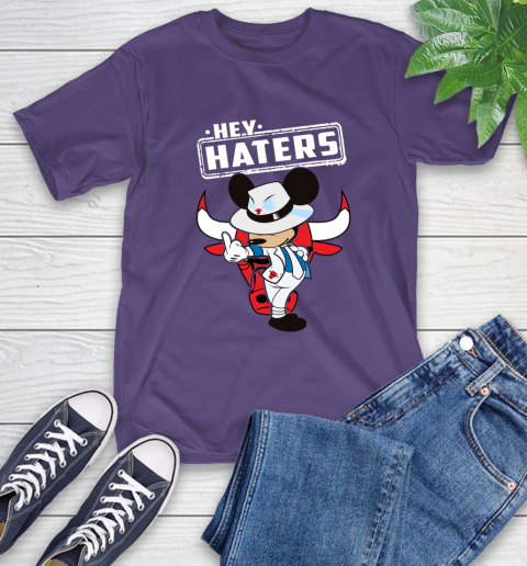 NBA Hey Haters Mickey Basketball Sports Chicago Bulls T-Shirt 5