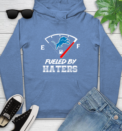 Detroit Lions NFL Football Fueled By Haters Sports Youth Hoodie 13
