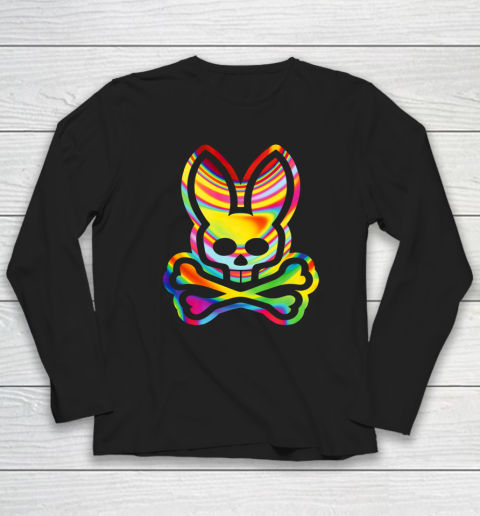 Psychedelic Bunny Psycho Bunny Long Sleeve T-Shirt