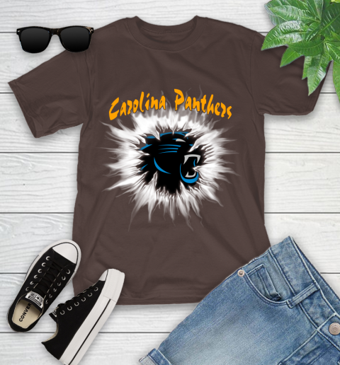 Carolina Panthers NFL Football Adoring Fan Rip Sports Youth T-Shirt 7