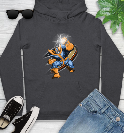 Anaheim Ducks NHL Hockey Thanos Avengers Infinity War Marvel Youth Hoodie 8