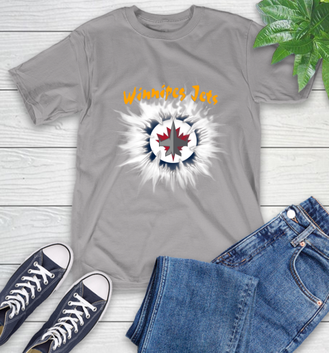 Winnipeg Jets NHL Hockey Adoring Fan Rip Sports T-Shirt 6