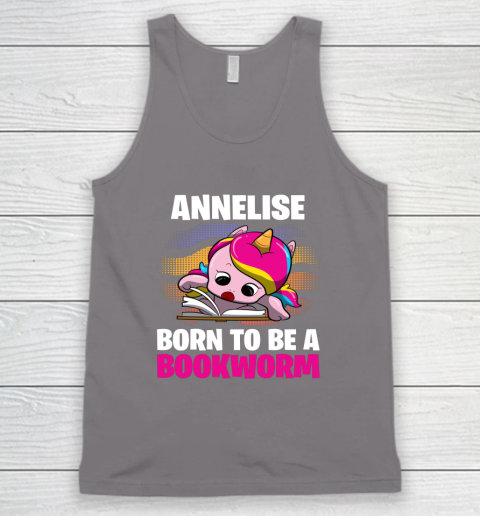 Annelise Born To Be A Bookworm Unicorn Tank Top 5