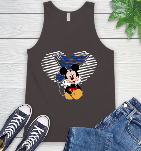 NHL St.Louis Blues The Heart Mickey Mouse Disney Hockey Tank Top 6