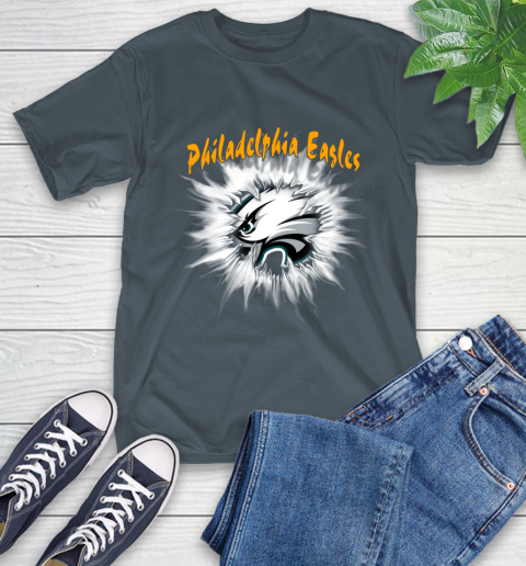 Philadelphia Eagles NFL Football Adoring Fan Rip Sports T-Shirt 10