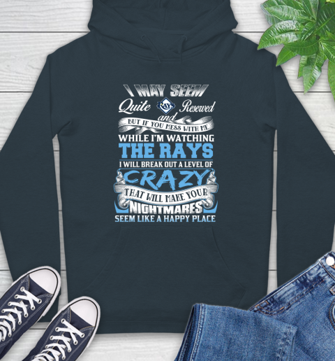 Tampa Bay Rays MLB Baseball Don't Mess With Me While I'm Watching My Team Hoodie 7