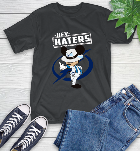 NHL Hey Haters Mickey Hockey Sports Tampa Bay Lightning T-Shirt