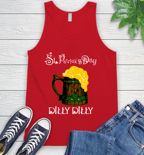 NHL Ottawa Senators St Patrick's Day Dilly Dilly Beer Hockey Sports Tank Top 5