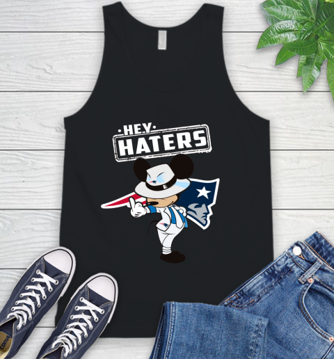 NFL Hey Haters Mickey Football Sports New England Patriots Tank Top