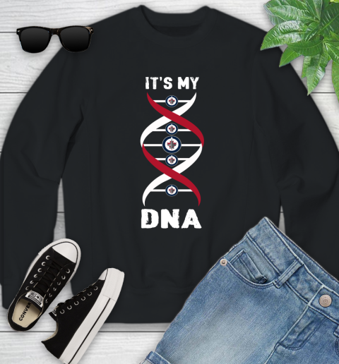 Winnipeg Jets NHL Hockey It's My DNA Sports Youth Sweatshirt
