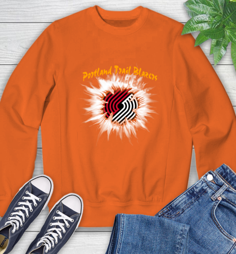 Portland Trail Blazers NBA Basketball Rip Sports Sweatshirt 3