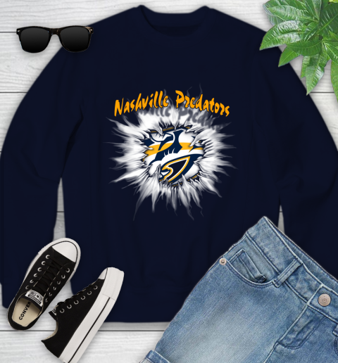Nashville Predators NHL Hockey Adoring Fan Rip Sports Youth Sweatshirt 2