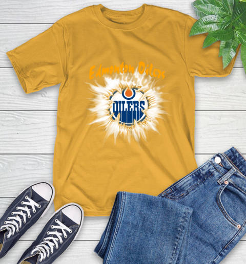 Edmonton Oilers NHL Hockey Adoring Fan Rip Sports T-Shirt 2