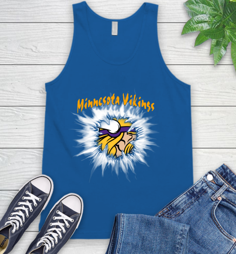 Minnesota Vikings NFL Football Adoring Fan Rip Sports Tank Top 4
