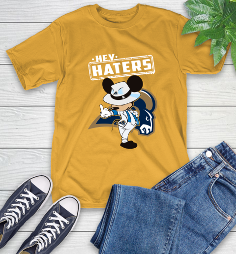 NFL Hey Haters Mickey Football Sports Los Angeles Rams T-Shirt 2