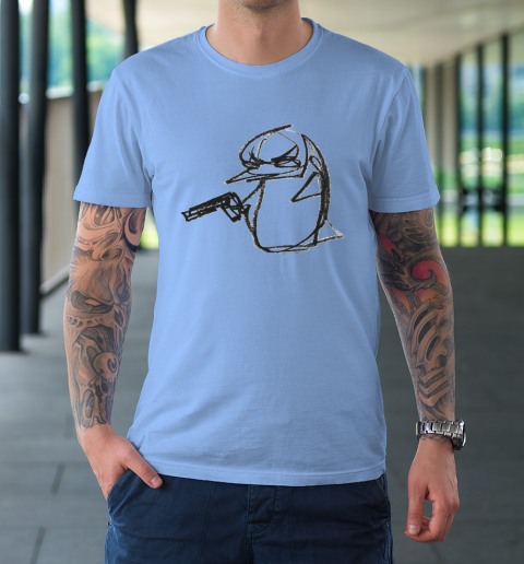 Penguin With Gun T-Shirt 15