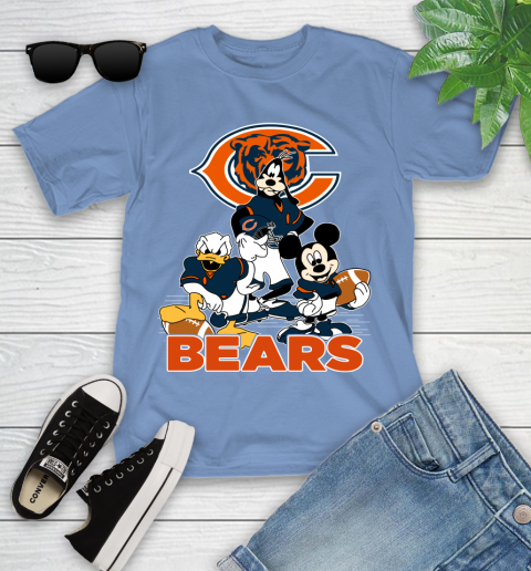 NFL Chicago Bears Mickey Mouse Donald Duck Goofy Football Shirt
