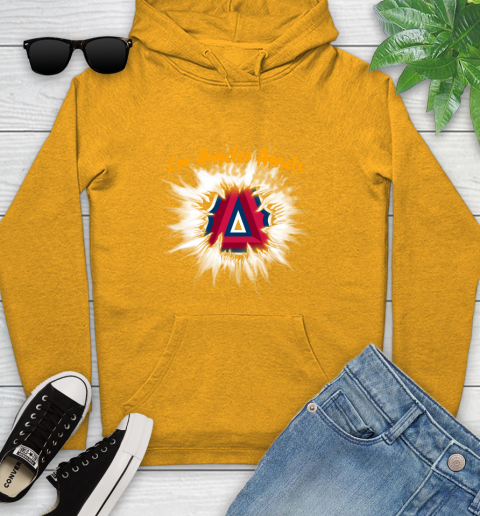 Los Angeles Angels MLB Baseball Adoring Fan Rip Sports Youth Hoodie 2