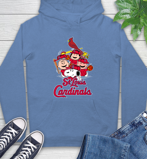 MLB St.Louis Cardinals Snoopy Woodstock The Peanuts Movie Baseball T Shirt  - Rookbrand