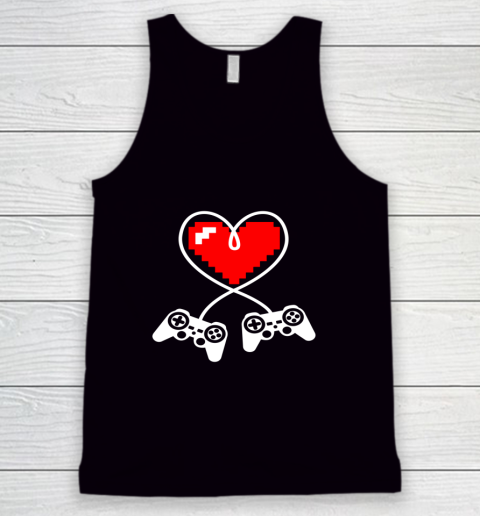 This Is My Valentine Pajama Shirt Gamer Controller Tank Top