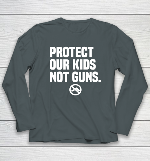 Wear Orange Protect Our Kids Not Guns Shirt End Gun Violence Long Sleeve T-Shirt - Image 5