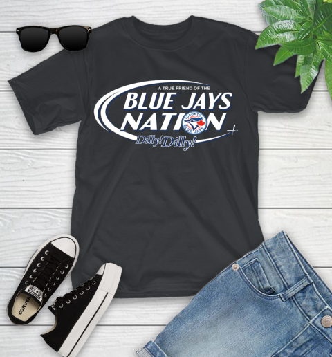MLB A True Friend Of The Toronto Blue Jays Dilly Dilly Baseball Sports Youth T-Shirt