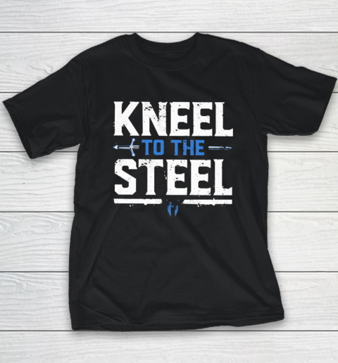 Kneel To The Steel Shirt Drew Mclntyre Youth T-Shirt