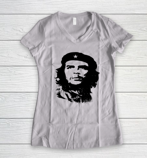 Che Shirt Guevara Viva La Revolucion Revolution Women's V-Neck T-Shirt