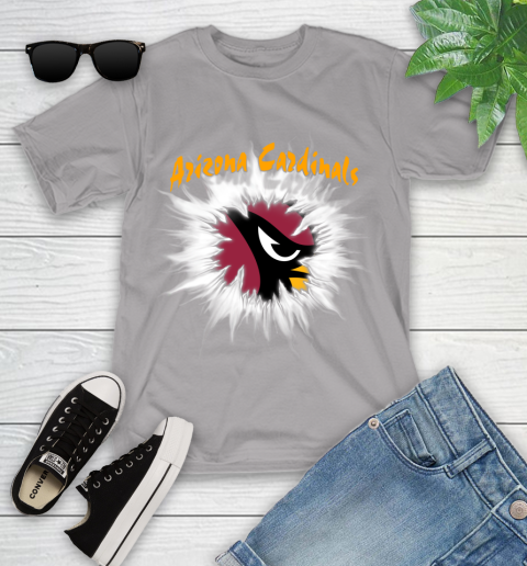 Arizona Cardinals NFL Football Adoring Fan Rip Sports Youth T-Shirt 4