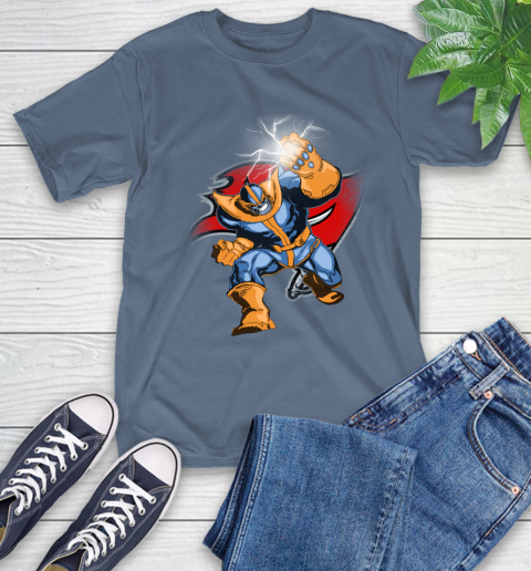 Tampa Bay Buccaneers NFL Football Thanos Avengers Infinity War Marvel T-Shirt 8