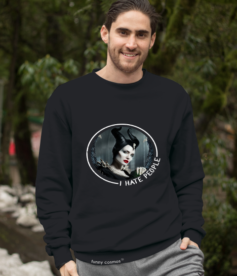 Disney Maleficent T Shirt, I Hate People Tshirt, Disney Villains Shirt