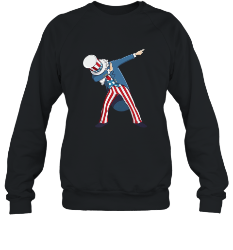 The Dab Abraham Lincoln With Hat Patriotic  Funny 4th July Sweatshirt