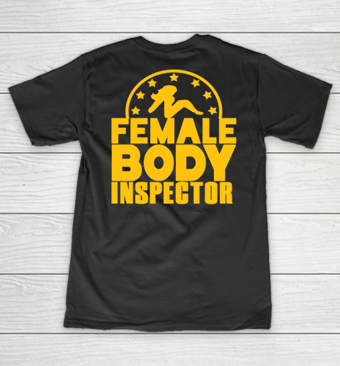 Female Body Inspector Cobra Kai V-Neck T-Shirt 7