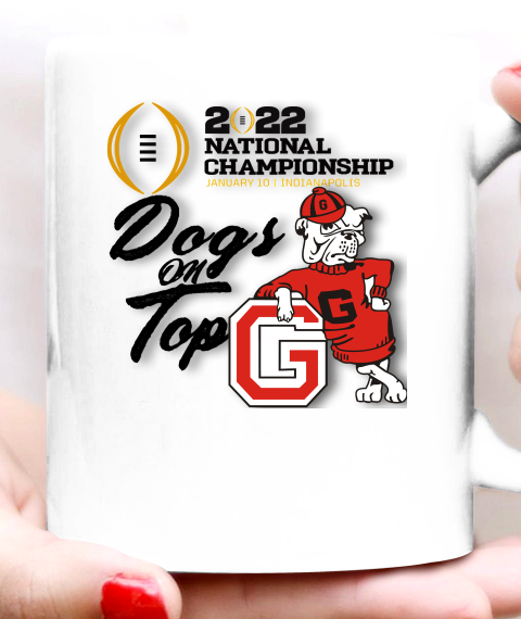 UGA National Championship  Georgia  UGA  Dogs On Top Ceramic Mug 11oz 4