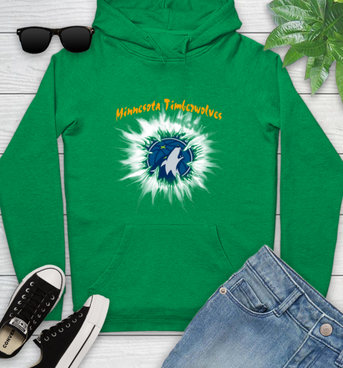 Minnesota Timberwolves NBA Basketball Rip Sports Youth Hoodie 9