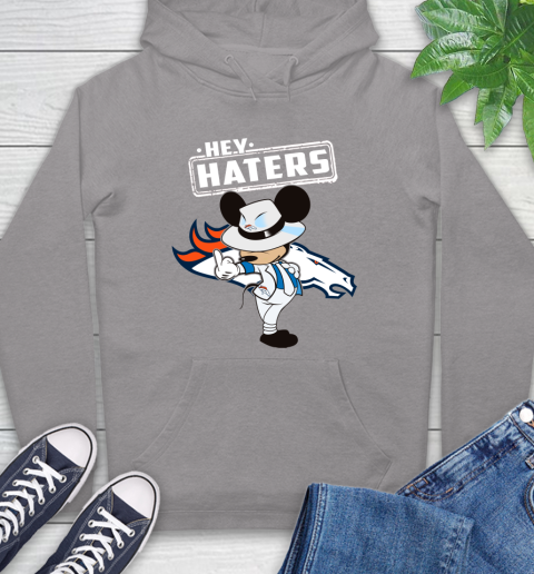 NFL Hey Haters Mickey Football Sports Denver Broncos Hoodie 6